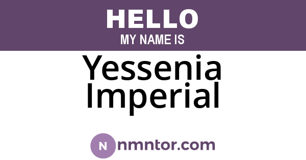 Yessenia Imperial