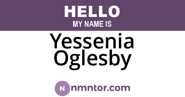 Yessenia Oglesby