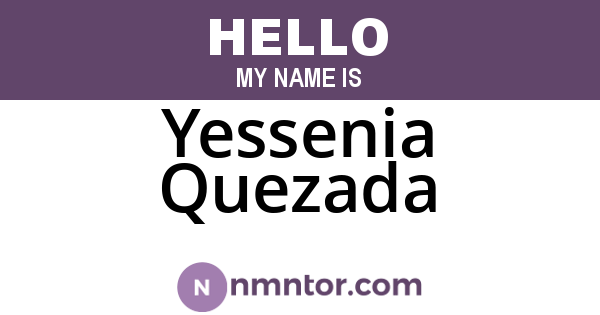 Yessenia Quezada