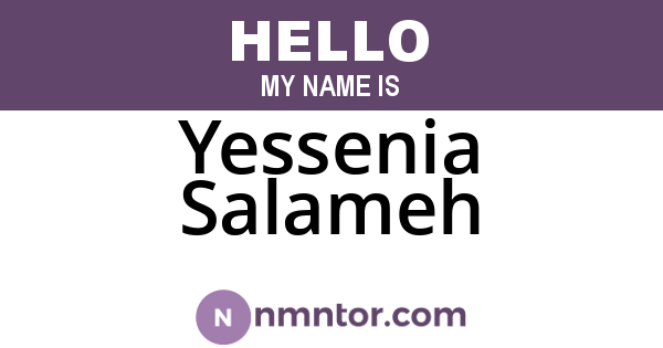 Yessenia Salameh