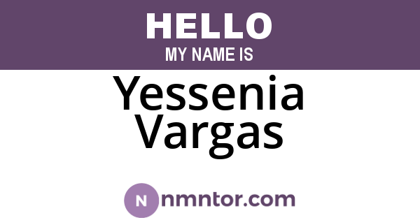 Yessenia Vargas