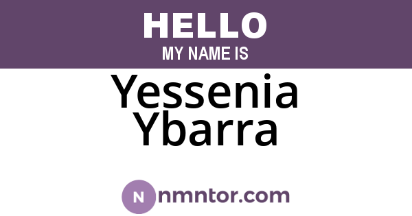 Yessenia Ybarra