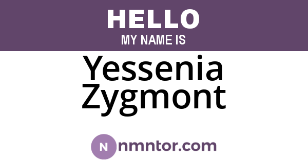 Yessenia Zygmont