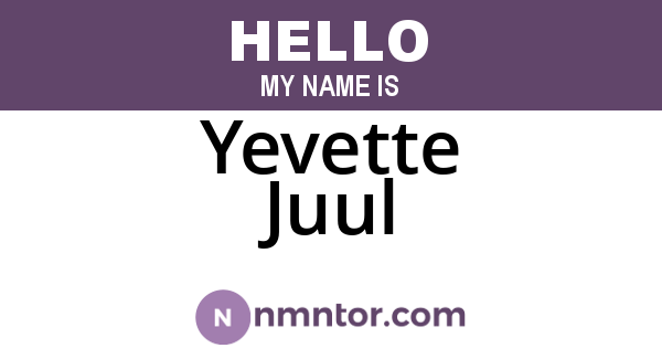 Yevette Juul