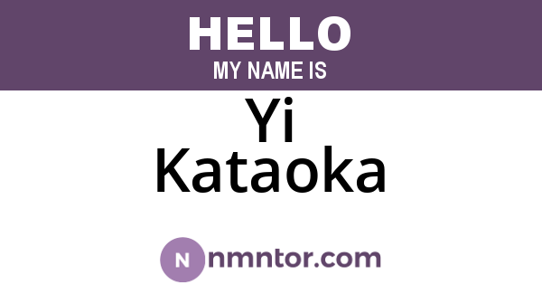 Yi Kataoka