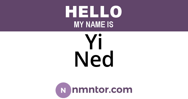 Yi Ned