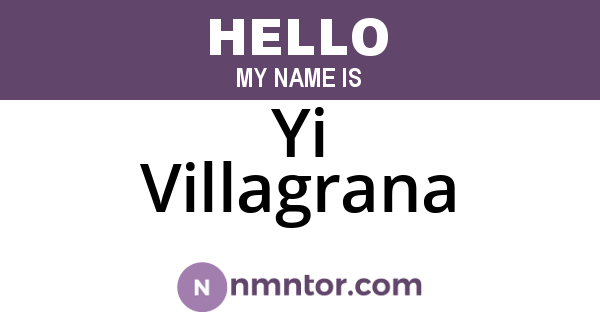 Yi Villagrana