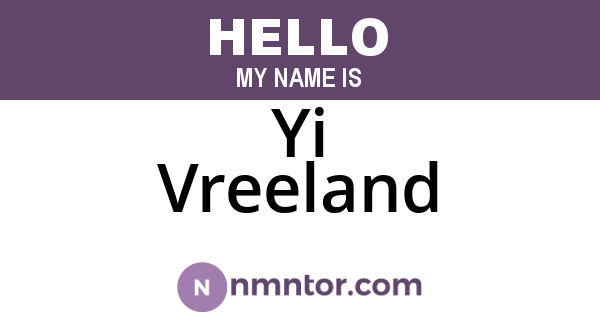 Yi Vreeland
