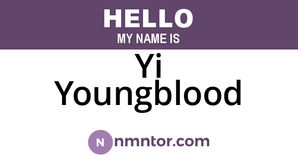 Yi Youngblood