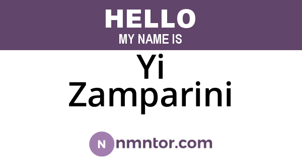 Yi Zamparini