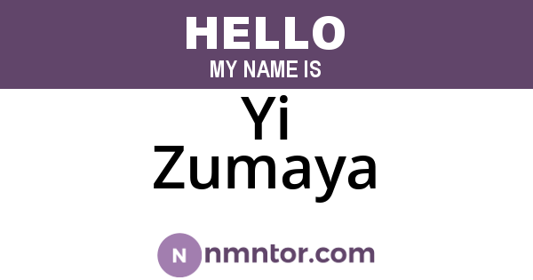 Yi Zumaya