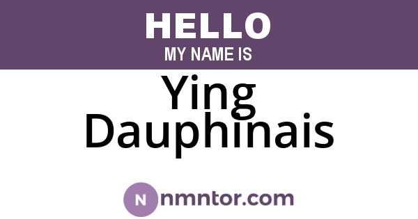 Ying Dauphinais