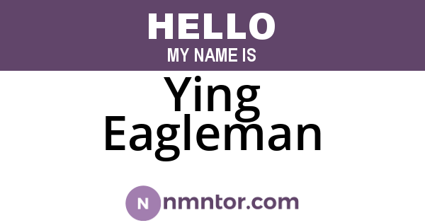 Ying Eagleman