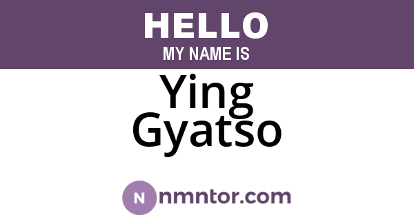 Ying Gyatso