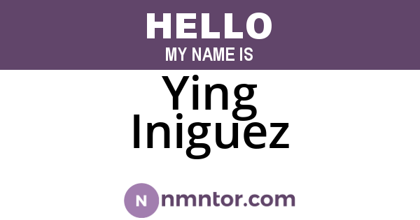 Ying Iniguez