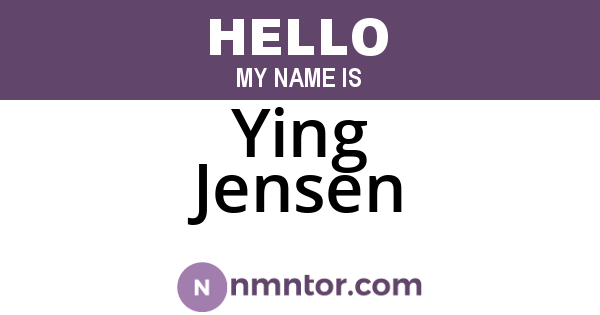 Ying Jensen
