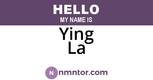 Ying La