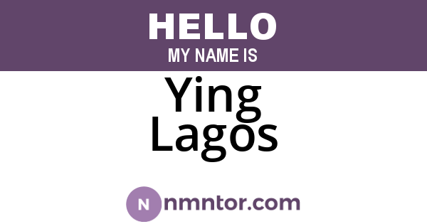 Ying Lagos