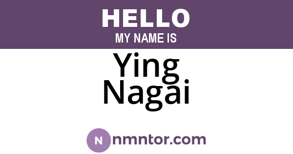 Ying Nagai