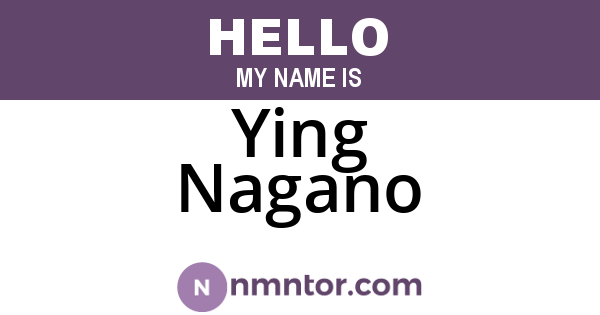 Ying Nagano