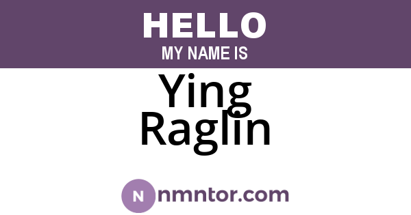 Ying Raglin