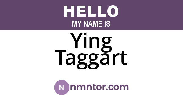 Ying Taggart