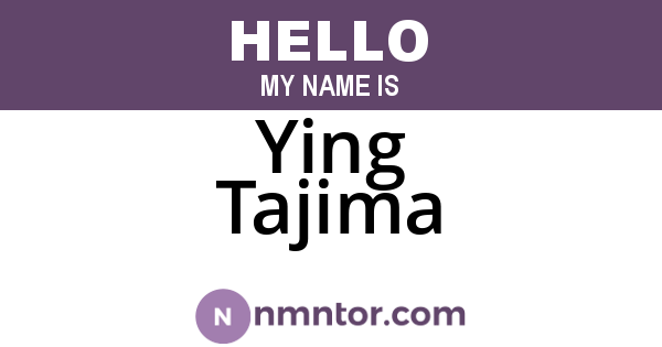 Ying Tajima
