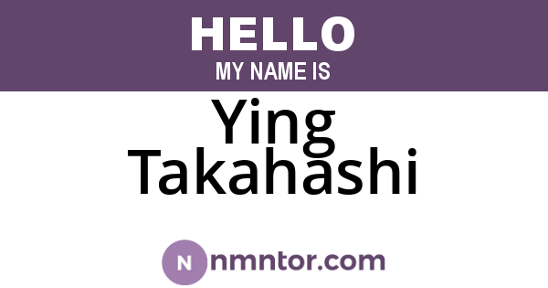 Ying Takahashi