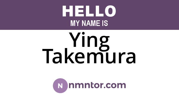 Ying Takemura