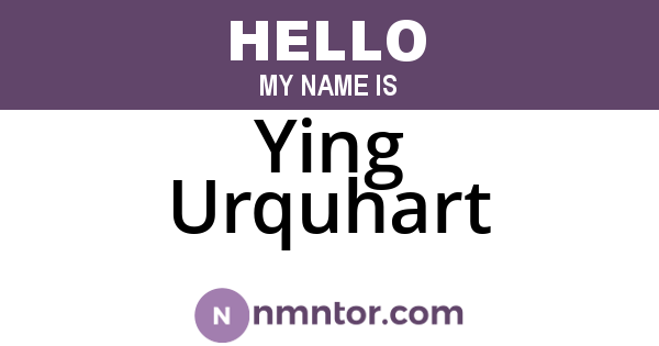 Ying Urquhart