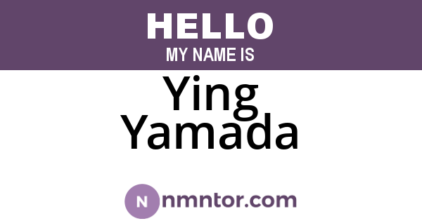 Ying Yamada