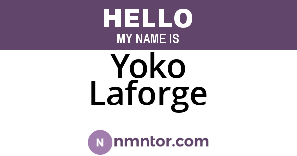 Yoko Laforge