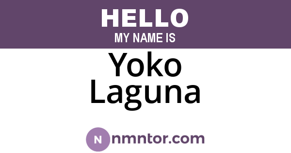 Yoko Laguna