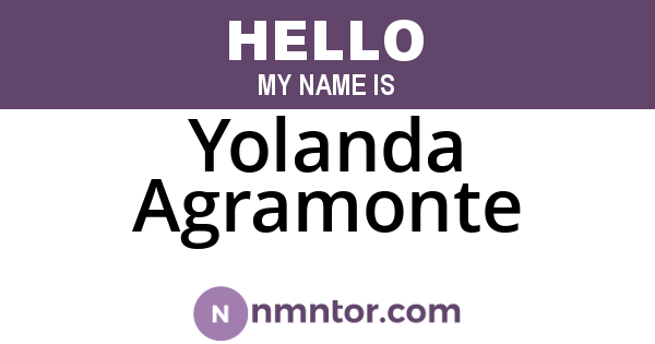 Yolanda Agramonte