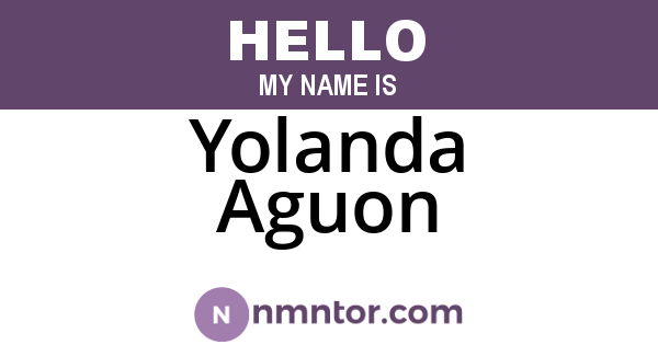 Yolanda Aguon