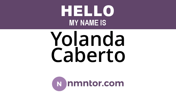 Yolanda Caberto
