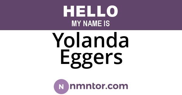 Yolanda Eggers