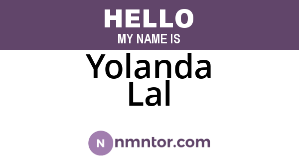 Yolanda Lal