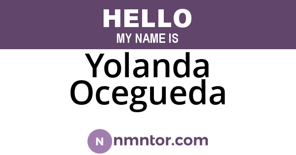 Yolanda Ocegueda