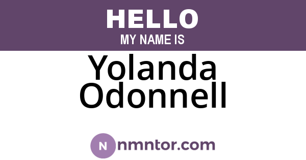 Yolanda Odonnell