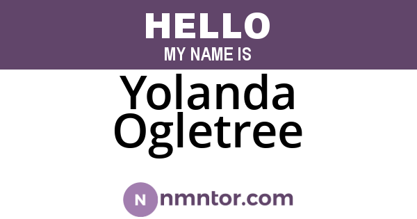 Yolanda Ogletree