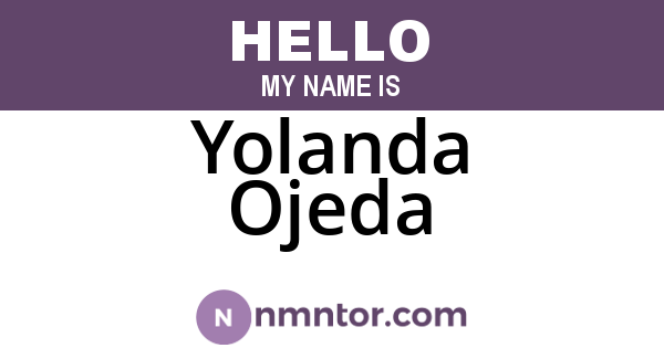 Yolanda Ojeda