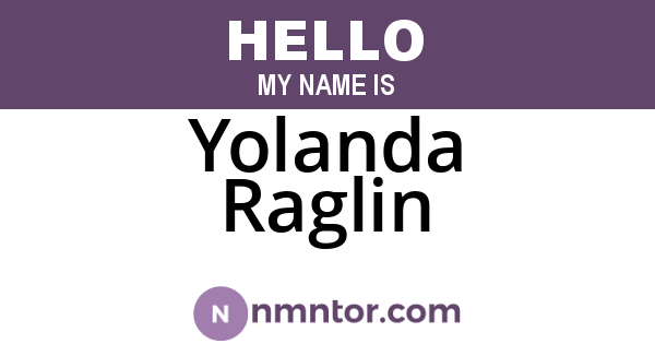 Yolanda Raglin