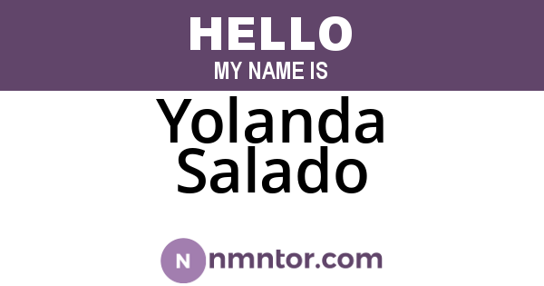 Yolanda Salado