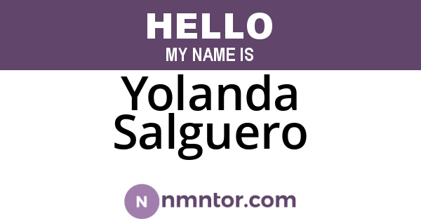 Yolanda Salguero