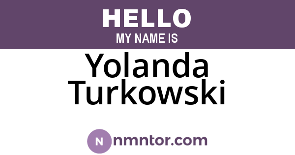 Yolanda Turkowski