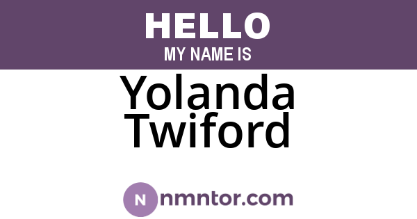 Yolanda Twiford