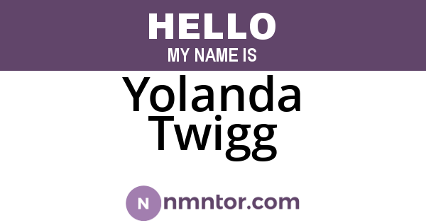 Yolanda Twigg