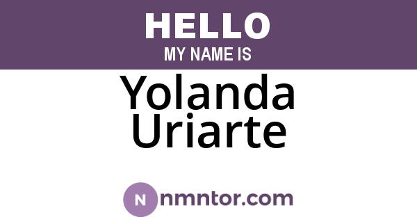Yolanda Uriarte