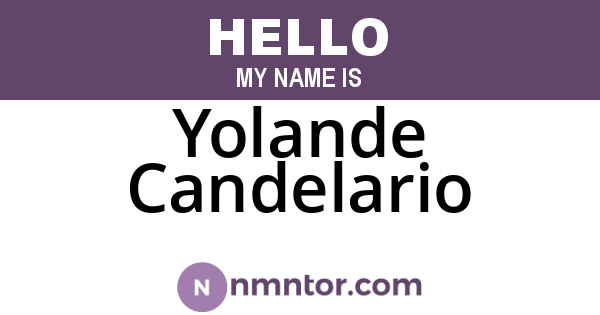 Yolande Candelario